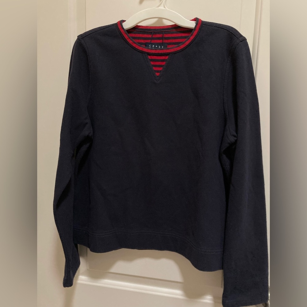 Liz Claiborne Navy Pullover Sweater